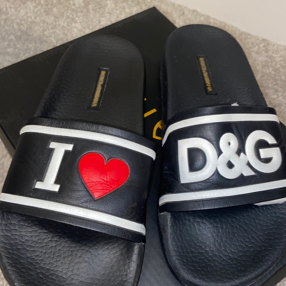 Dolce and Gabanna pool slides